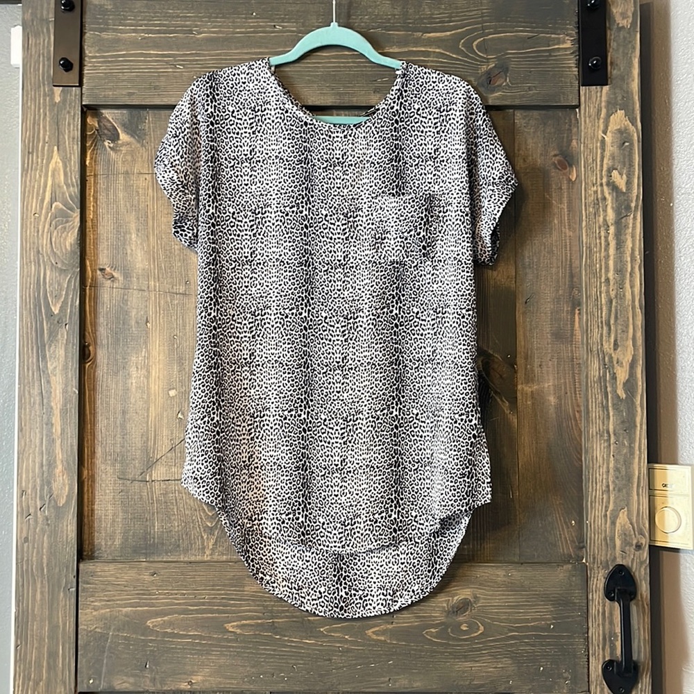 Womens cheetah blouse